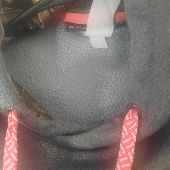 Under Armour Storm Hoodie Semi Fitted Size Sm Gray Pink Camo Camouflage Logo - Picture 6 of 6